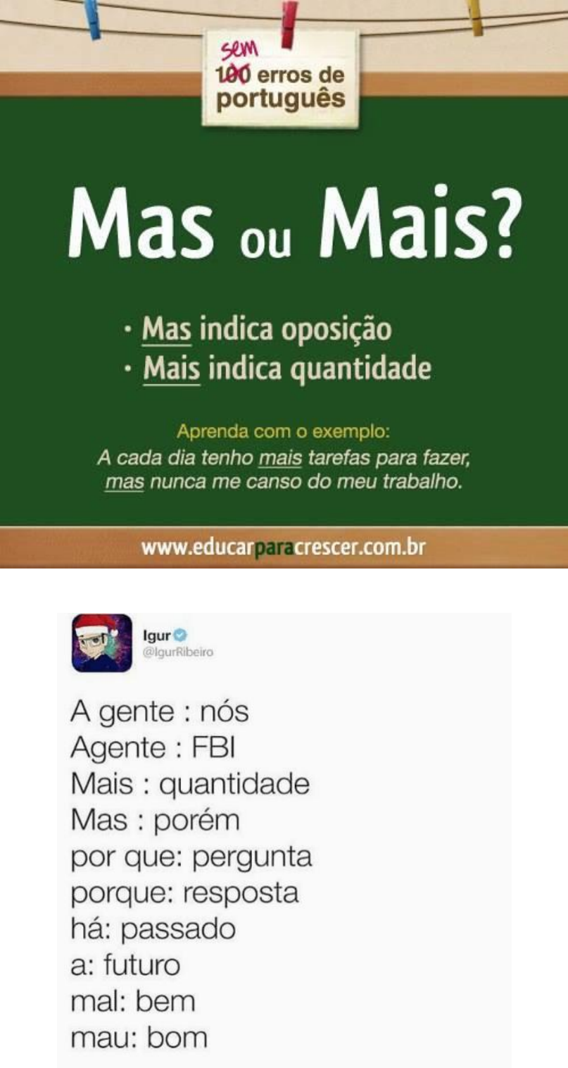 Exemplos Práticos do Uso de Mas e Mais