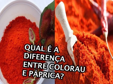 O Que São Páprica e Colorau?