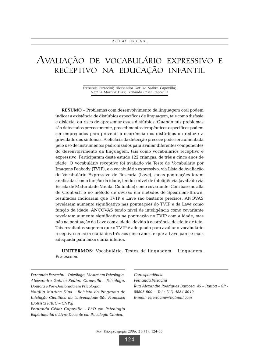 Como Desenvolver o Seu Próprio Vocabulário Receptivo e Expressivo?