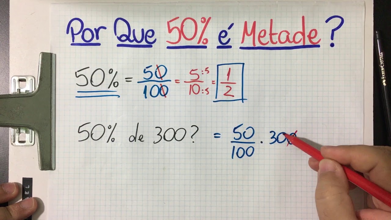 Aprenda como Calcular a Porcentagem de 50 de 8