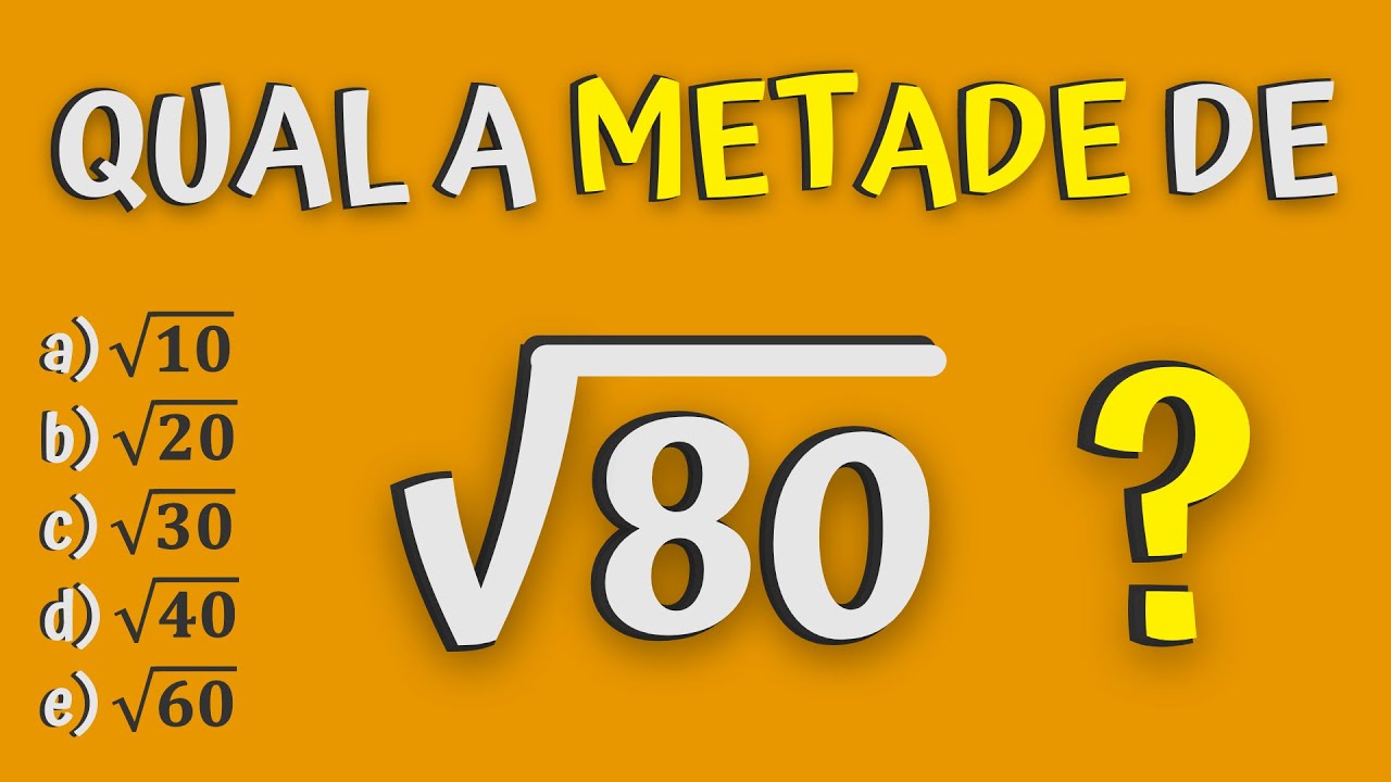 Descubra a resposta para 'Qual é a raiz quadrada de 80?'