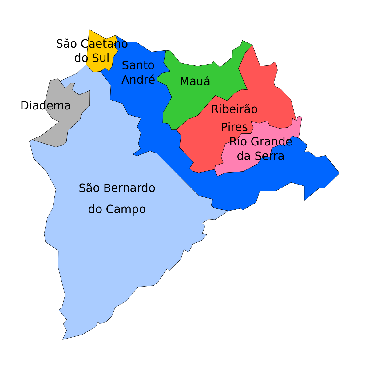 Conheça as cidades que compõem a Zona do ABC