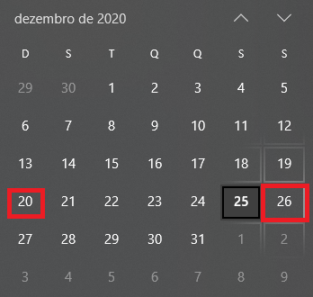 Como Abrangem Estes Dias a Nossa Rotina?