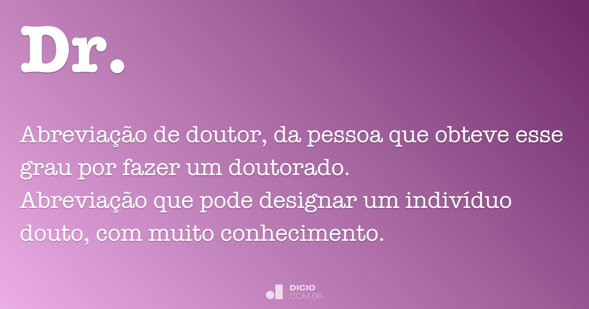 O que é DR e como isso afeta nossas vidas?