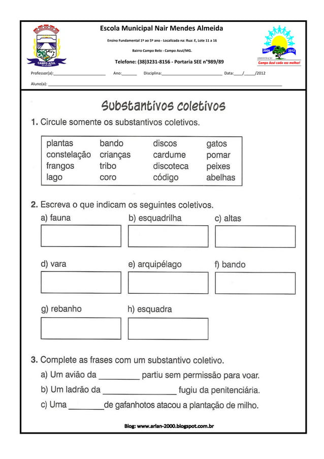 Aplicando o Uso dos Substantivos Coletivos de Altas na Linguagem Cotidiana