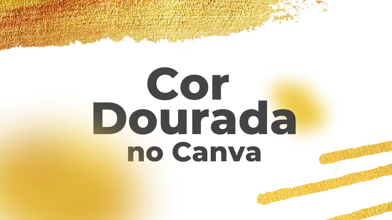 Descubra o Código de Cor Dourada no Canva