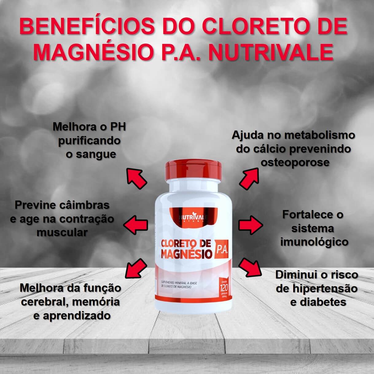 Benefícios do Cloreto de Magnésio