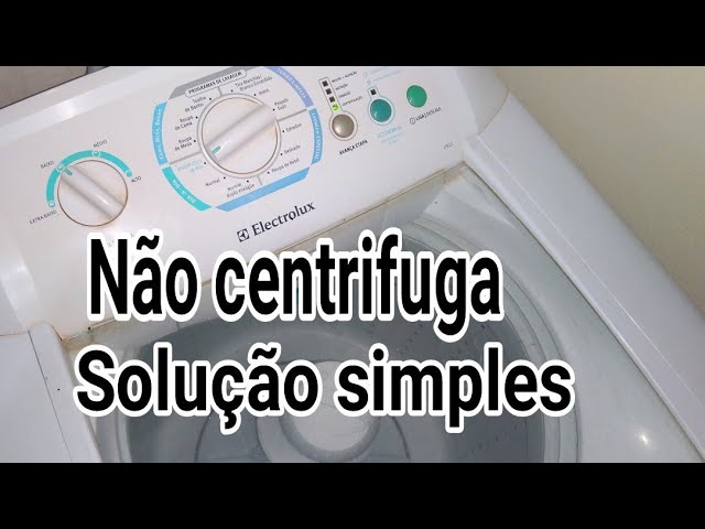 Saiba como resolver problemas comuns de centrifugação em máquinas de lavar