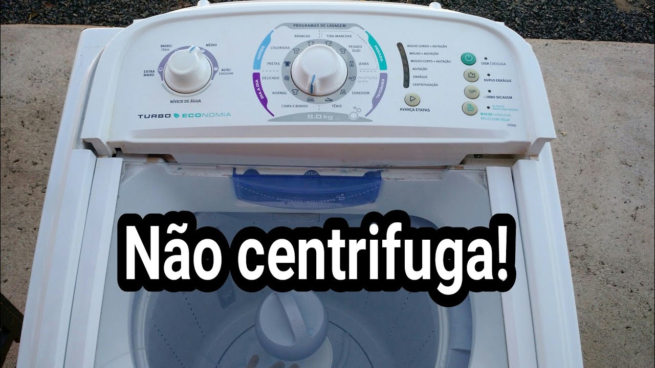 Aprenda quais medidas tomar para evitar danos à sua máquina de lavar devido à falta de centrifugação.