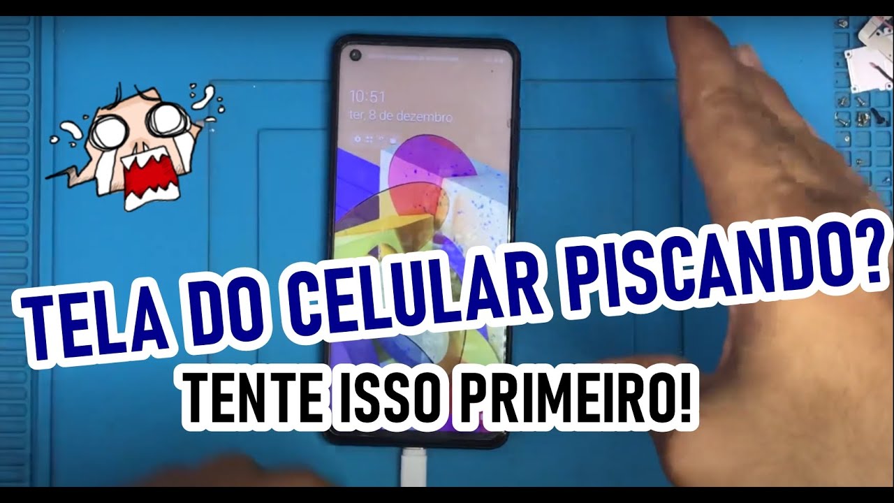 Descubra o que está causando a tela do celular a piscar