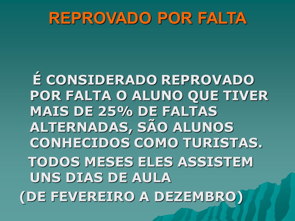 Aprendendo com os Erros: Uma Análise das Causas da Reprovação por Falta