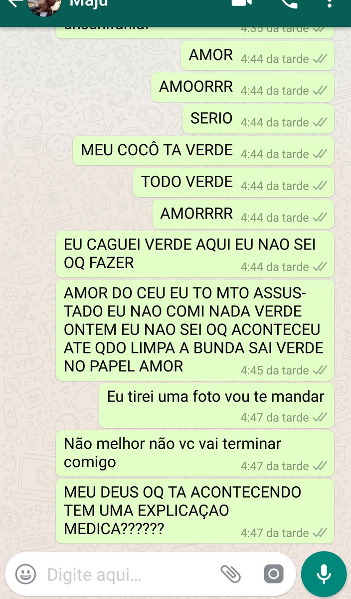 O que significa quando você caga verde?