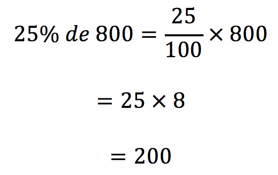 Calcule 3% de 1000