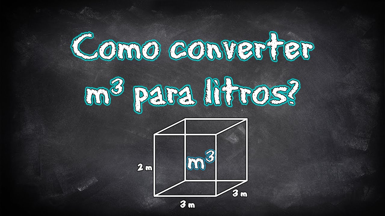 Entenda o que é um Metro Cúbico de Água