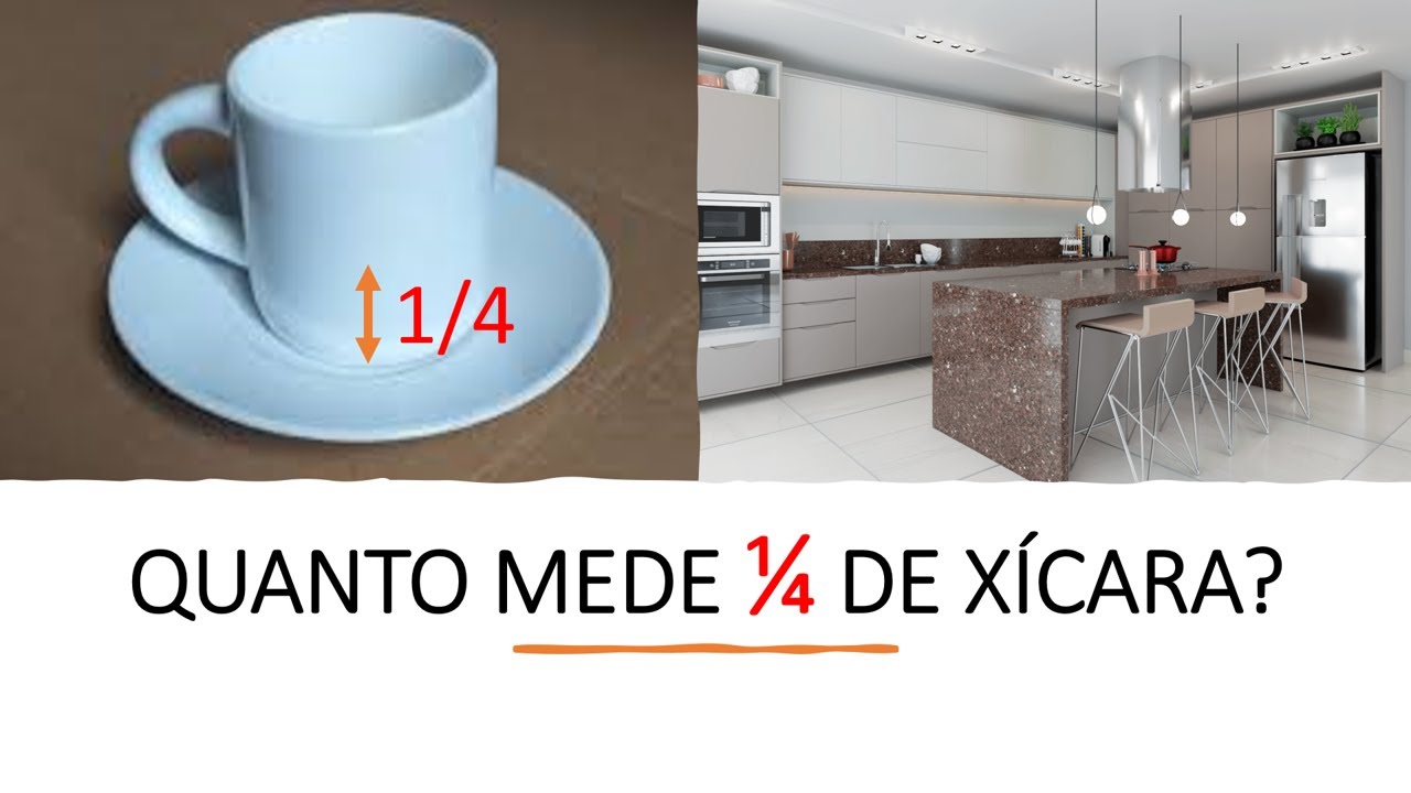 Entenda o Significado de mL e 4 de Xícara