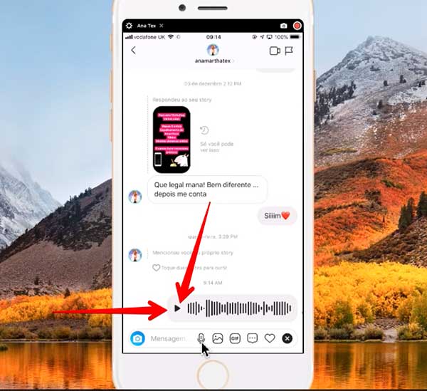 Saiba como compartilhar mensagens de voz no Instagram