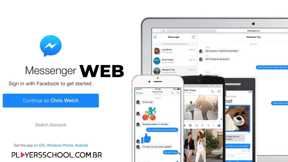 Saiba como acessar o Messenger diretamente da web!