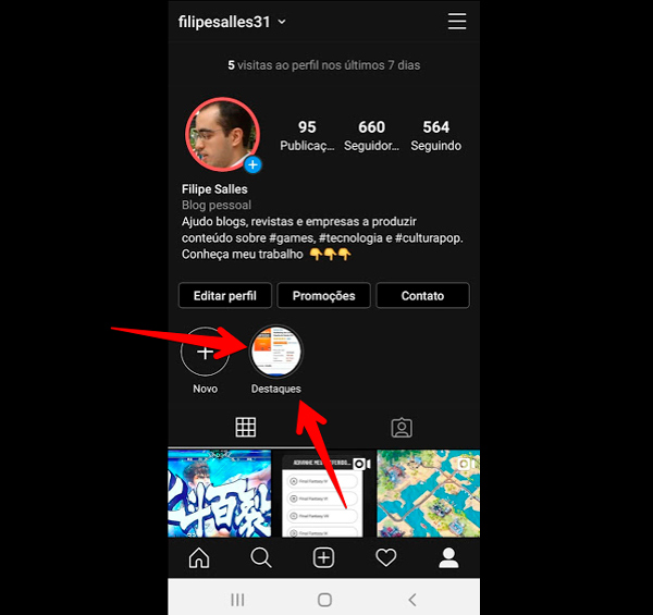 Como Saber Quem Vê os Destaques do seu Perfil no Instagram?