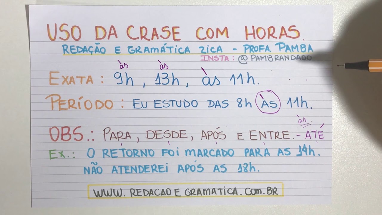 O Uso Correto da Crase nas Datas